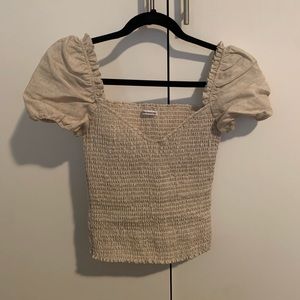 Reformation Rouched Top
